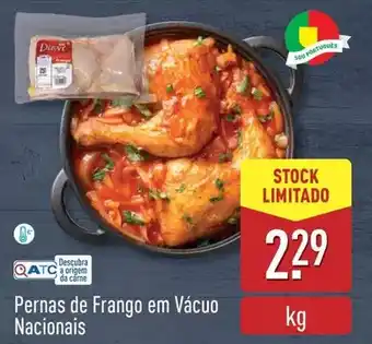 ALDI Pernas de frango em vácuo nacionais promoção