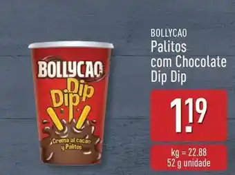 ALDI Bollycao - palitos com chocolate dip dip promoção