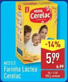 ALDI Nestle - farinha láctea cerelac promoção