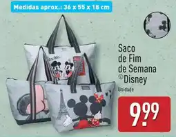 ALDI Disney - saco de fim de semana promoção