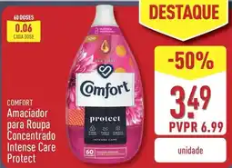 ALDI Comfort - amaciador para roupa concentrado intense care protect promoção