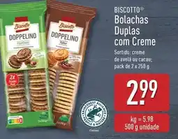 ALDI Biscotto - bolachas duplas com creme promoção