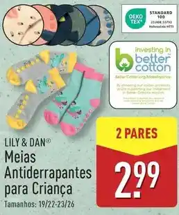 ALDI Lily & dan - meias antiderrapantes para criança promoção