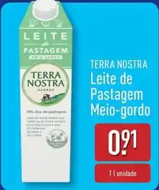 ALDI Terra nostra - leite de pastagem promoção