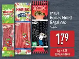 ALDI Haribo - gomas mixed regalices promoção