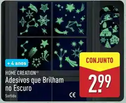 ALDI Home creation - adesivos que brilham no escuro promoção