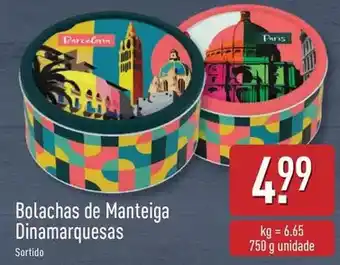 ALDI Bolachas de manteiga dinamarquesas promoção