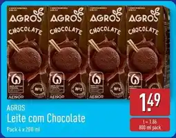 ALDI Agros - leite com chocolate promoção