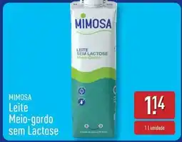 ALDI Mimosa - leite meio-gordo sem lactose promoção