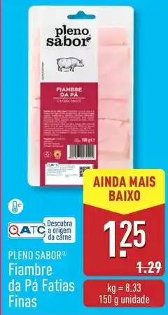 ALDI Pleno sabor - fiambre da pa fatias finas promoção