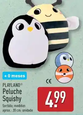 ALDI Playland - peluche squishy promoção