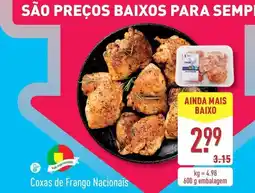 ALDI Coxas de frango nacionals promoção