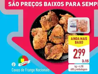 ALDI Coxas de frango nacionals promoção