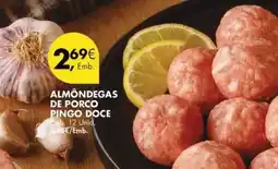 Pingo Doce Pingo doce - almôndegas de porco promoção