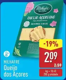 ALDI Milhafre - queijo dos açores promoção