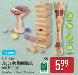 ALDI Playland - jogos de habicidade em madeira promoção