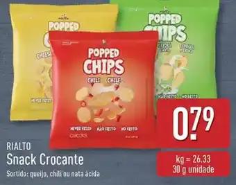 ALDI Rialto - snack crocante promoção