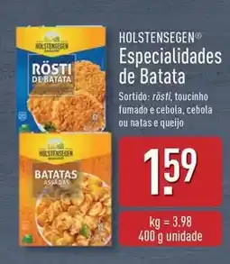 ALDI Holstensegen - especialidades de batata promoção