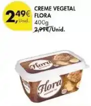 Pingo Doce Flora - creme vegetal promoção