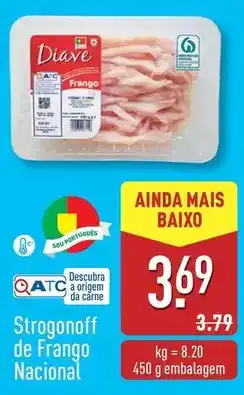 ALDI Diave - strogonoff de frango nacional promoção