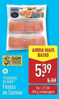 ALDI Tesouros do mar - filetes de salmão promoção