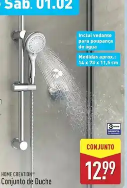 ALDI Home creation - conjunto de duche promoção