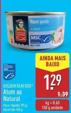 ALDI Golden seafood - atum ao natural promoção