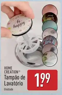 ALDI Home creation - tempão de lavatorio promoção