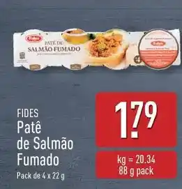 ALDI Fides - pate de salmão fumado promoção