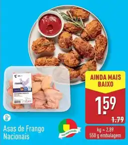 ALDI Asas de frango nacionais promoção