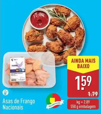 ALDI Asas de frango nacionais promoção