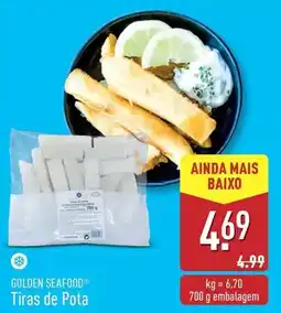 ALDI Golden seafood - tiras de pota promoção