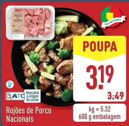 ALDI Rojoes de porco nacionais promoção