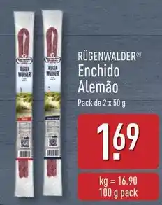 ALDI Rügenwalder - enchido alemao promoção