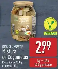 ALDI King's crown - mistura de cogumelos promoção