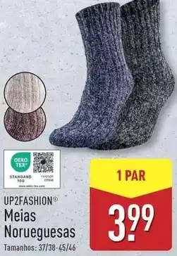 ALDI Up2fashion - meias norueguesas promoção