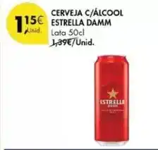 Pingo Doce Estrella damm - cerveja c/alcool promoção