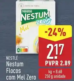 ALDI Nestlé - nestum flocos com mel zero promoção