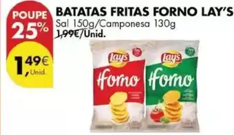 Pingo Doce Lay's - batatas fritas forno promoção