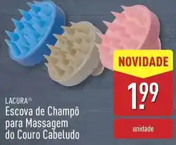 ALDI Lacura - escova de champo para massagem do couro cabeludo promoção