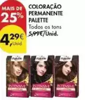 Pingo Doce Palette - coloração promoção