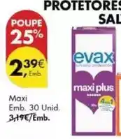 Pingo Doce Evax - maxi emb. 30 unid promoção