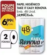 Pingo Doce Renova - papel higiénico take it easy promoção