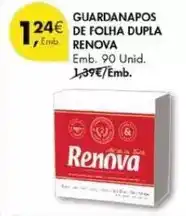 Pingo Doce Renova - guardanapos de folha dupla promoção