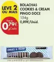 Pingo Doce Pingo doce - bolachas cookies & cream promoção