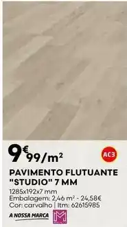 Bricomarché A+ - pavimento flutuante studio 7 mm promoção