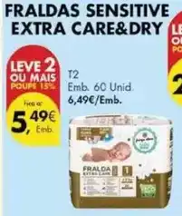 Pingo Doce Fraldas sensitive extra promoção