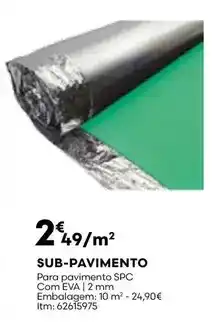 Bricomarché Spc - sub-pavimento promoção