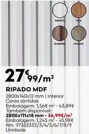 Bricomarché Teka - ripado mdf promoção