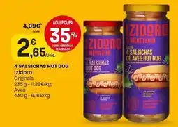 Intermarché Izidoro - 4 salsichas hot dog promoção